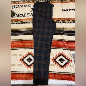 Skinny Stretchy Nine West Plaid Pants